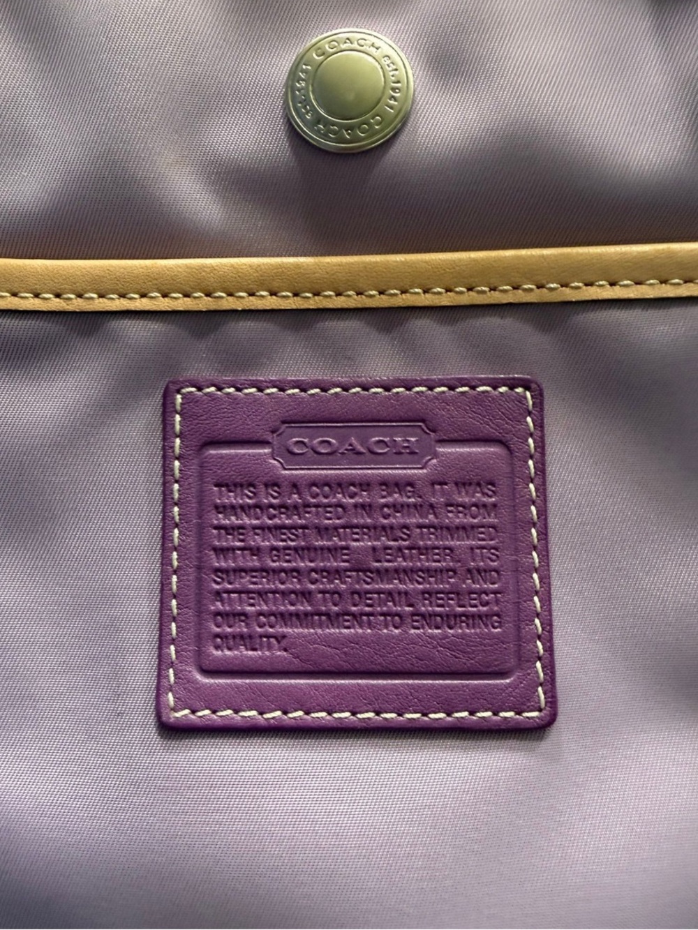 Coach Hampton Weekender Reversible - Picture 2 of 5